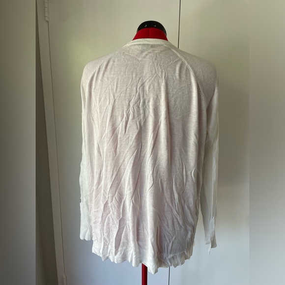 Torrid sheer white long sleeve top - Picture 5 of 6